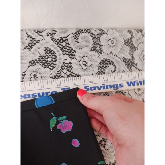 Repaired Vintage Floral Knee Length Skirt - Picture 12 of 15